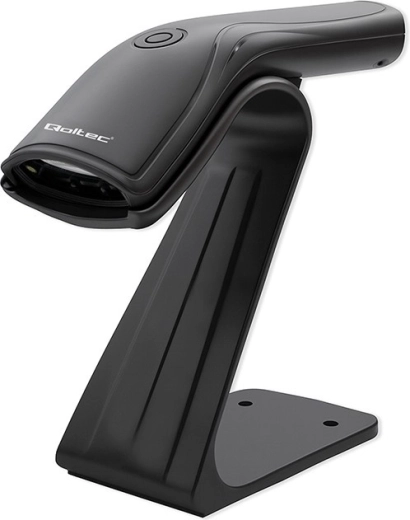 Qoltec 1D-laserbarcodescanner met USB-standaard