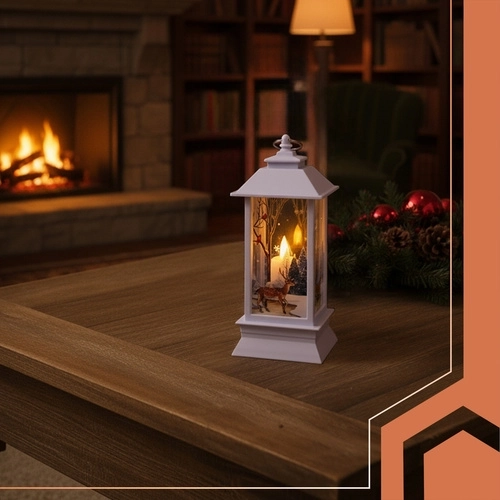 Wintermotief dat de feestdecoratie compleet maakt