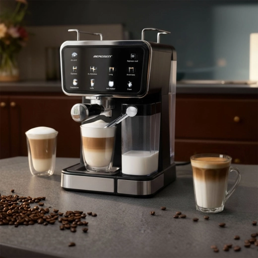 Perfect melkschuim en dranken met ijs