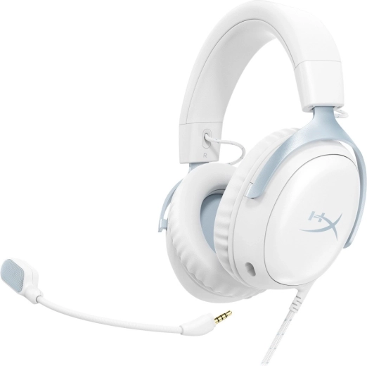 Gamingheadset HyperX Cloud III wit-blauw
