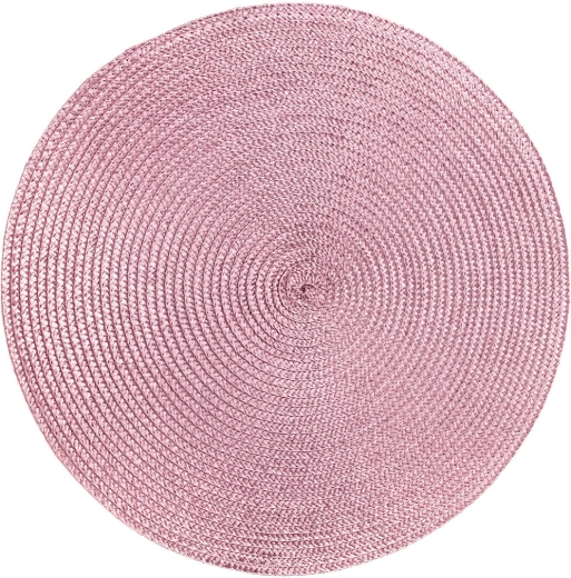 Rond placemat TONDO 38 cm roze