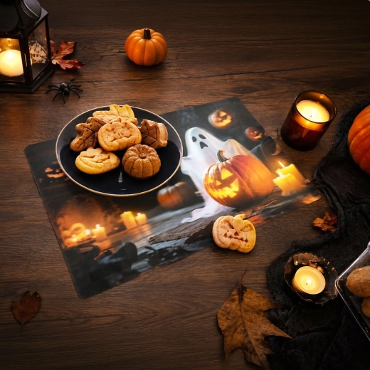 Griezelig Halloweenmotief