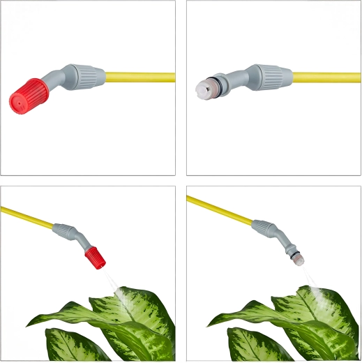 Precieze sproeiing dankzij de verstelbare sproeikop