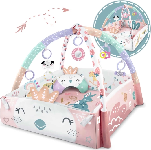 3-in-1: open speelmat, boxfunctie en ruimte voor tummy time