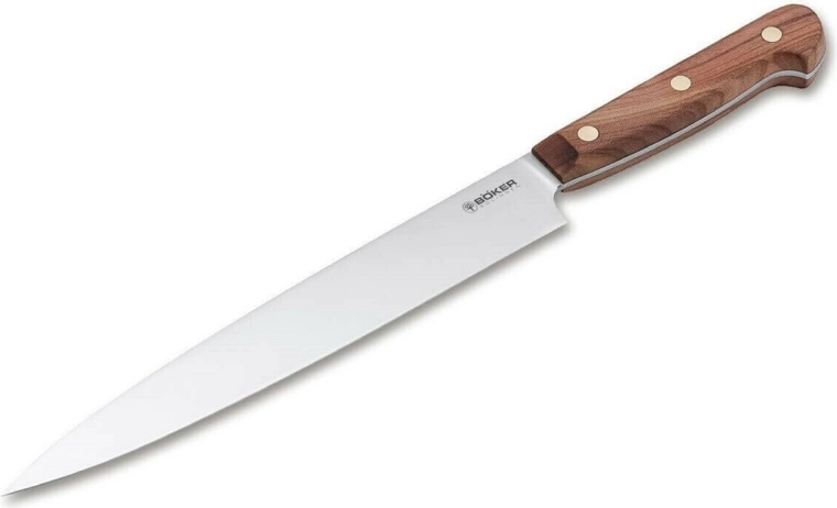 Böker Manufaktur Solingen Cottage-Craft trancheermes 22 cm, pruimenhout