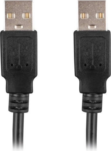 USB-A M/M 2.0-kabel van 1,8 m, zwart