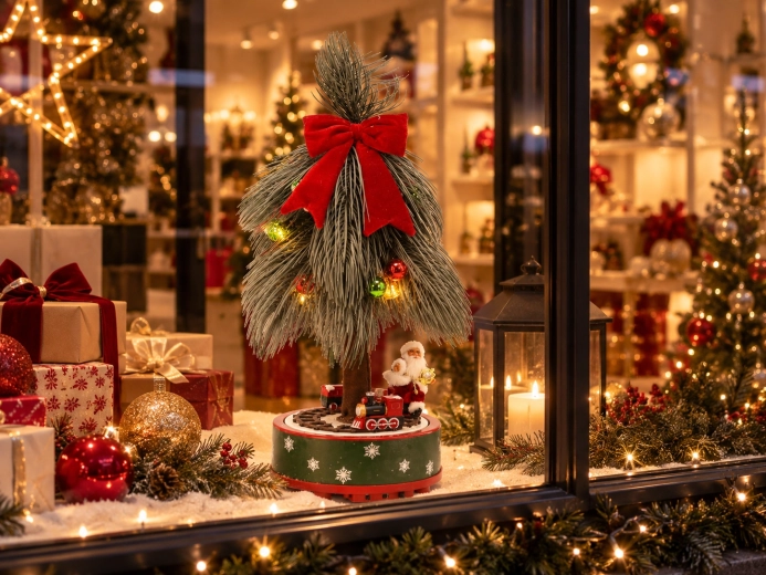Betoverend kersttafereel