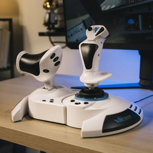 Realistische HOTAS-besturing voor vluchtsimulators