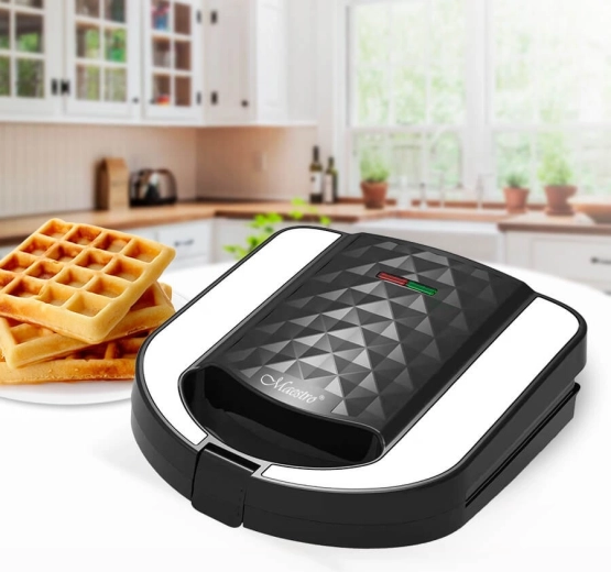 3 verwisselbare platen voor maximale veelzijdigheid