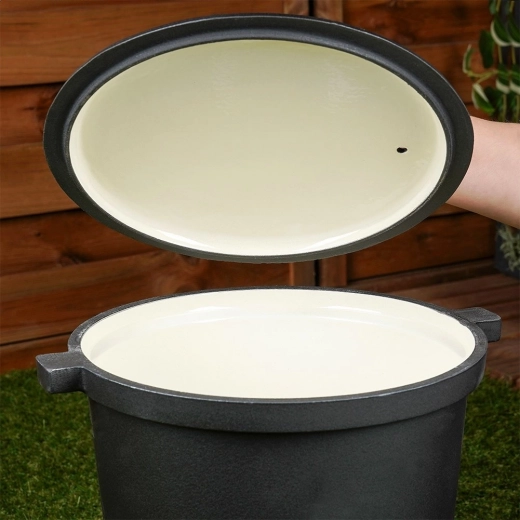 Geëmailleerde binnenoppervlakken voor eenvoudig schoonmaken