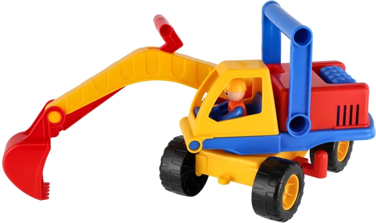 Robuuste graafmachine voor de zandbak