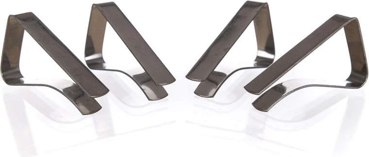 RVS tafellakensklem AKCENT, set van 4 stuks