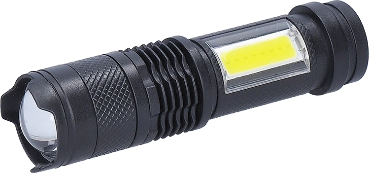 Solight LED oplaadbare zaklamp met zoom – 1 stuk