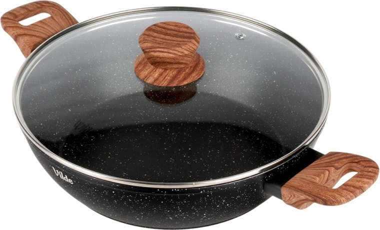 Glazen deksel met ventiel voor volledige controle