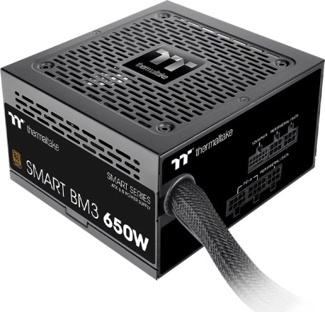 Thermaltake Smart BM3 650W modulaire voeding 80+ Bronze ATX 3.0 (Gen5) met 140 mm ventilator