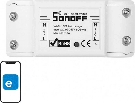 Slimme Wi-Fi schakelaar Sonoff Basic