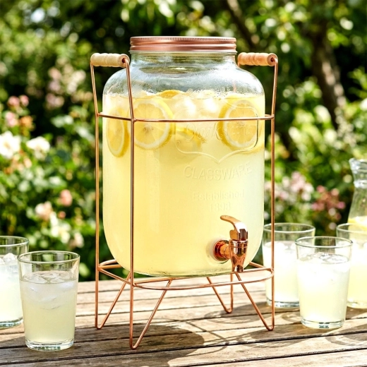 Grote inhoud van 8 l voor elk feest