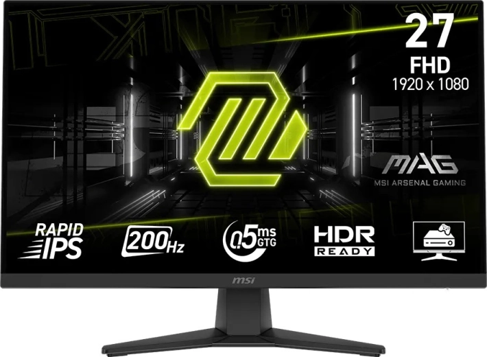 Monitor 27" MAG 272F LED, Full HD, 200 Hz, vlak, zwart