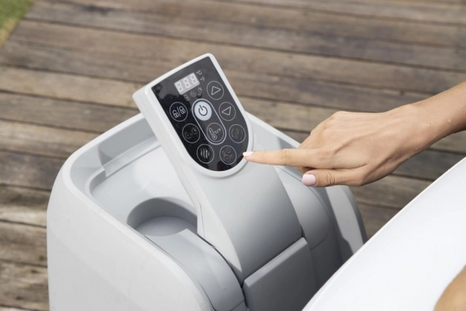 Intuïtief digitaal paneel – warmte, massage en filtratie met één aanraking