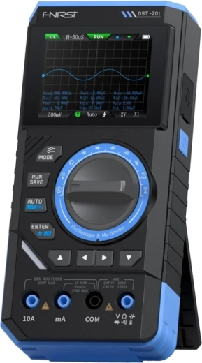 FNIRSI DST-201 handmultimeter (digitaal) 3-in-1 met oscilloscoop en signaalgenerator