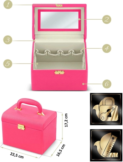 Veilig slot en stevige handgreep