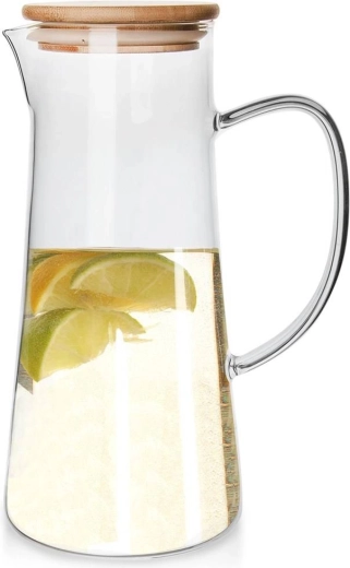 Bamboe deksel met siliconen afdichting