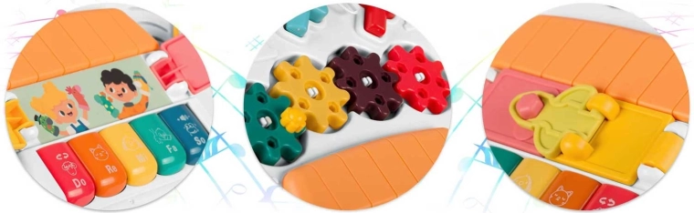 Muziekplezier met piano en LED-licht