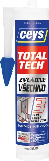 Universele lijm en kit Total Tech 290 ml Ceys – Wit