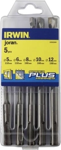 Set bouwboren IRWIN SPEEDHAMMER PLUS 5–12 mm, 5 stuks