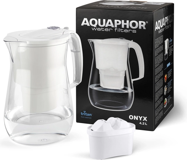 Filterkan 4,2 l onyx met filterpatroon b100-25 (wit)