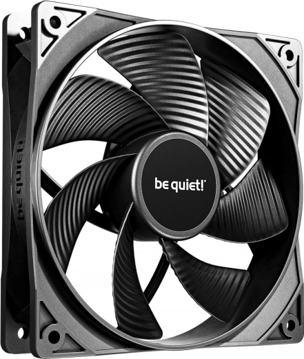 Ventilatoren be quiet! Pure Wings 3 120 mm PWM Reverse – set van 3 stuks, zwart