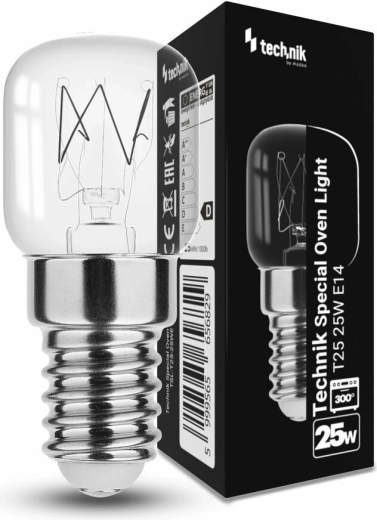 Ovenlamp Technik Special Oven Light T25 E14 25 W warm wit
