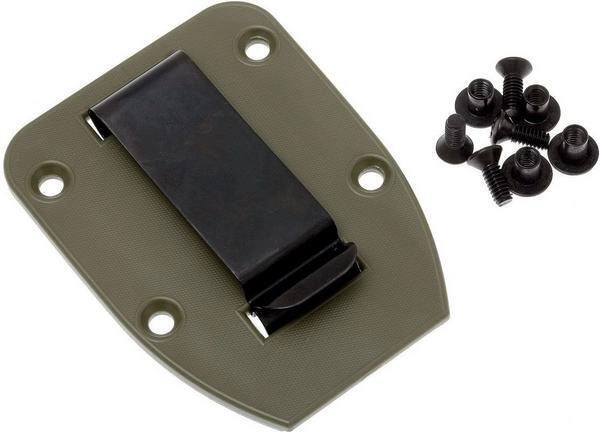 ESEE Clip Plate clip voor schede voor modellen 3 en 4, groen