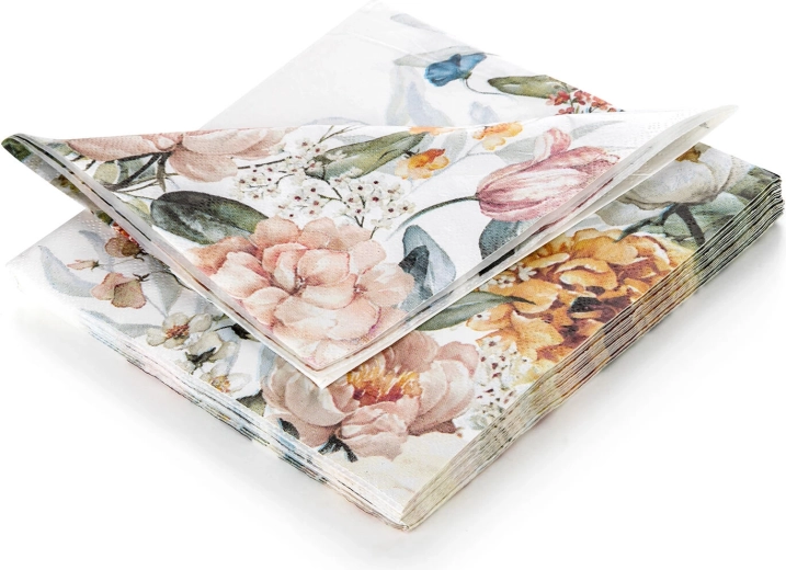 Servetten New meadow 33 × 33 cm, 3-laags (20 stuks)