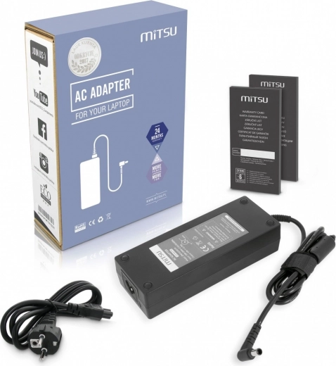 Voedingsadapter 20 V 5,79 A met pin 6,5 x 4,4 mm, 110 W