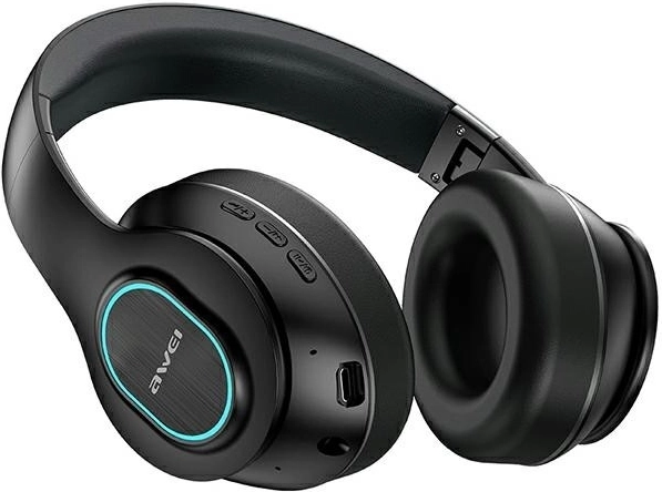 Draadloze Awei Bluetooth-koptelefoon zwart
