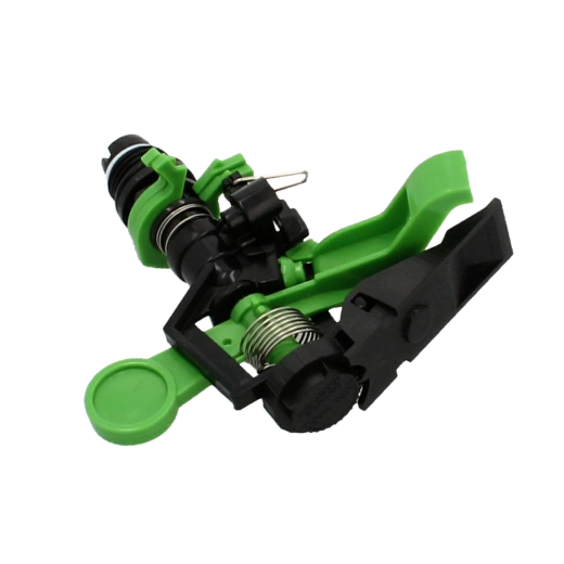 Instelbare reikwijdte en sproeipatroon