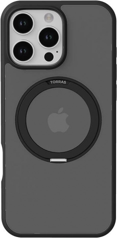 Beschermhoes TORRAS Ostand Pro voor iPhone 16 Pro Max, zwart
