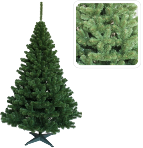 Kunstmatige kerstspar 220 cm - 1 stuk