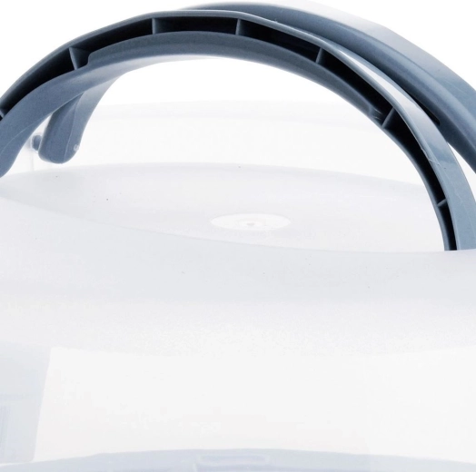 Transparante koepel met inklapbare handgreep