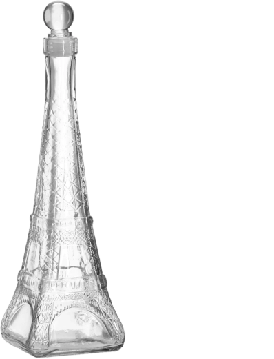 Glazen karaf 350 ml in torenvorm