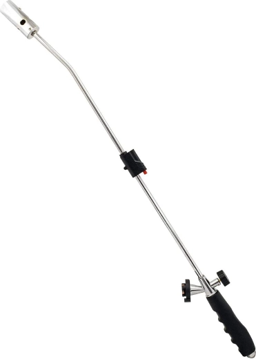 Gasbrander voor onkruid met lange buis van 80 cm (op gascartouche)