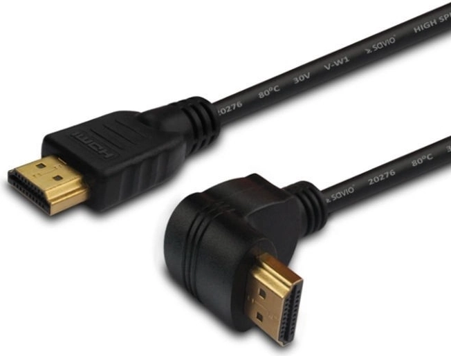 Haakse HDMI-kabel goud v1.4 3D, 4Kx2K, 1,5 m, CL-04