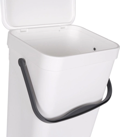 Deksel tegen geurtjes en hygiënisch gebruik