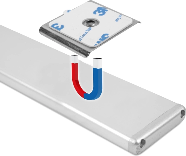 Magnetische bevestiging zonder ingewikkelde montage