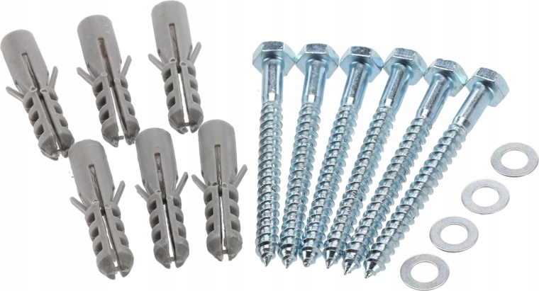 Eenvoudige montage inclusief accessoires