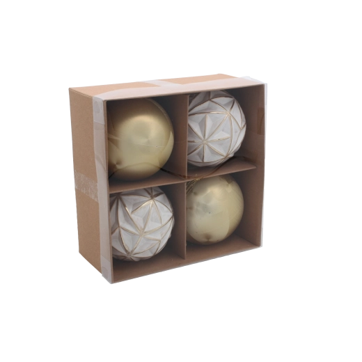 Luxe wit‑gouden afwerking