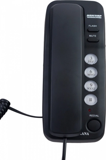 Bureautelefoon MESCOMP MT 518 Diana zwart