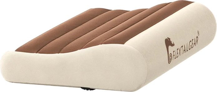 Flextail Zero Pillow opblaasbaar reiskussen bruin