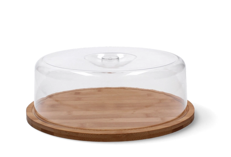 Ronde plank met deksel 28 × 9,5 cm - 1 stuk